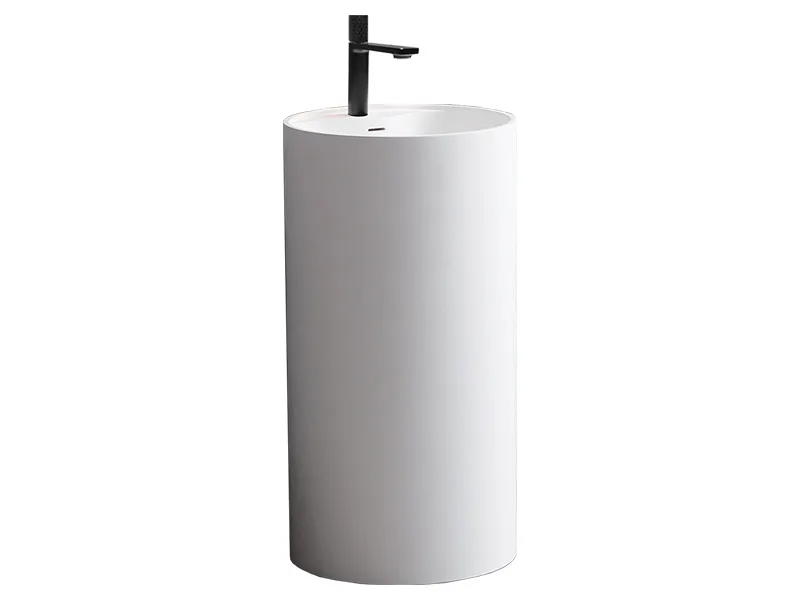 Раковина Uni-Flow Cilindro 1 FS503-450 Gloss White слив в стену Sancos — официальный сайт