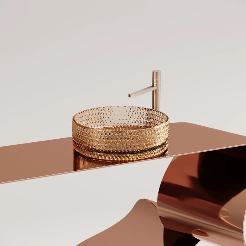 Накладная раковина Ceramicanova Cristal CN6058 бежевая Sancos — официальный сайт