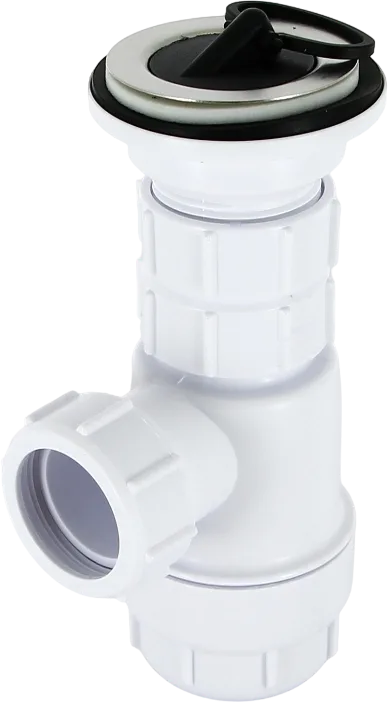 Сифон для раковины McAlpine MRW2L, с пробкой Sancos — официальный сайт