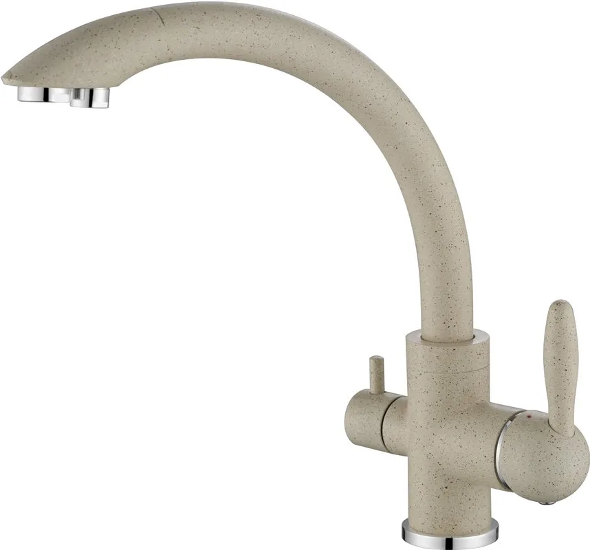 Смеситель для кухни Paulmark Essen Es213001-328 бежевый Sancos — официальный сайт