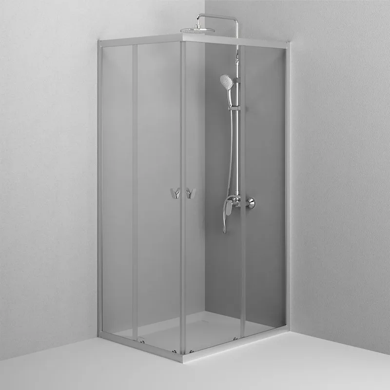 Душевой уголок AM.PM Sunny W87G-403-10080-MT 100x80 см, серебро Sancos — официальный сайт