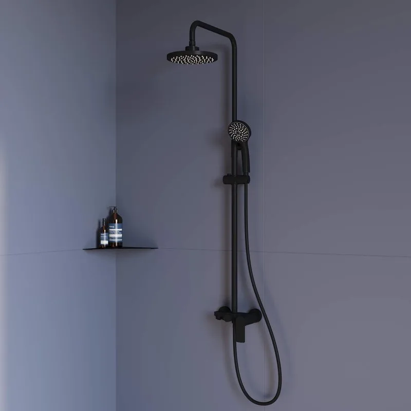 Душевая стойка RGW Shower Panels SP-26B, матовый черный Sancos — официальный сайт