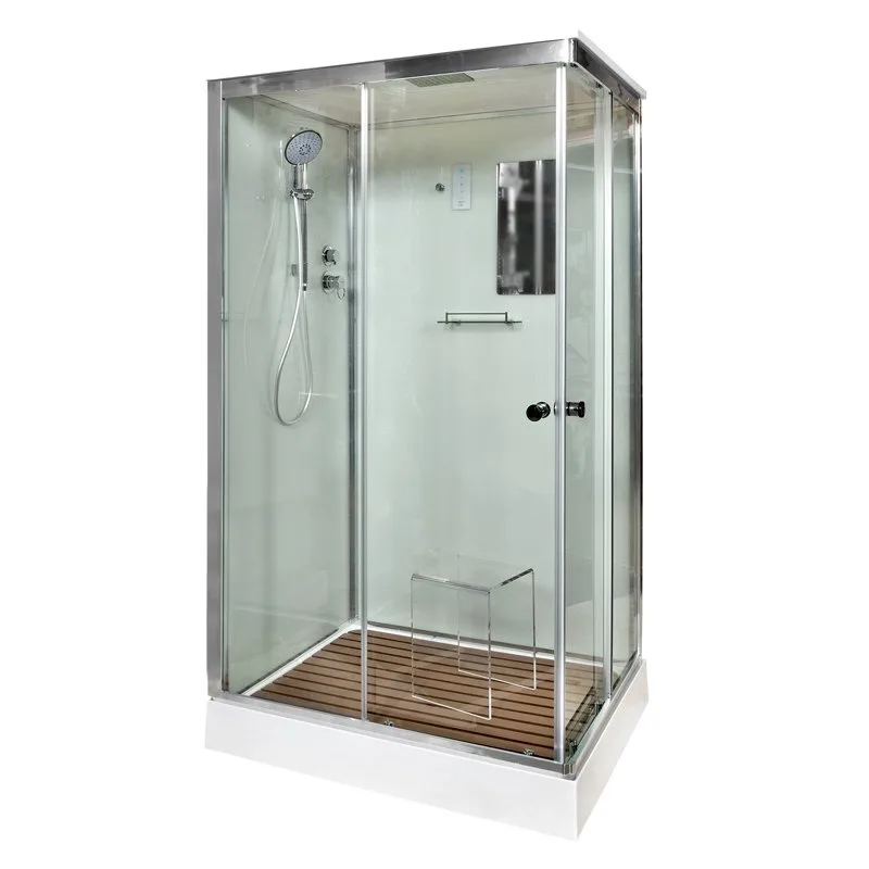 Душевая кабина DTO K402S 120х90, с электрикой, профиль хром, стекло прозрачное Sancos — официальный сайт
