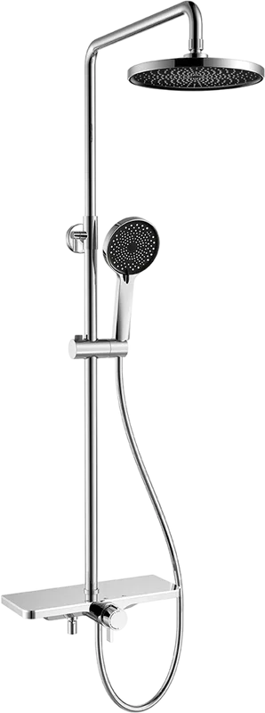 Душевая стойка AQUAme AQM8002CR, хром Sancos — официальный сайт