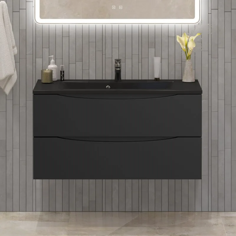 Тумба под раковину без столешницы BelBagno Marino 100 nero lucido Sancos — официальный сайт
