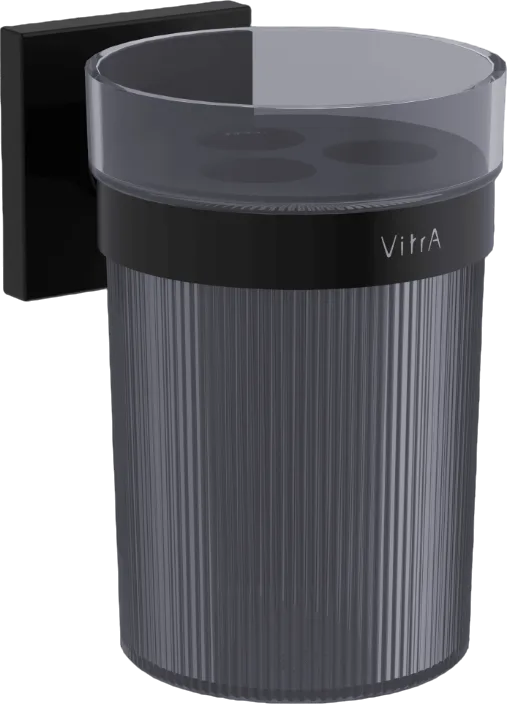 Стакан VitrA Root A4480636 матовый черный Sancos — официальный сайт
