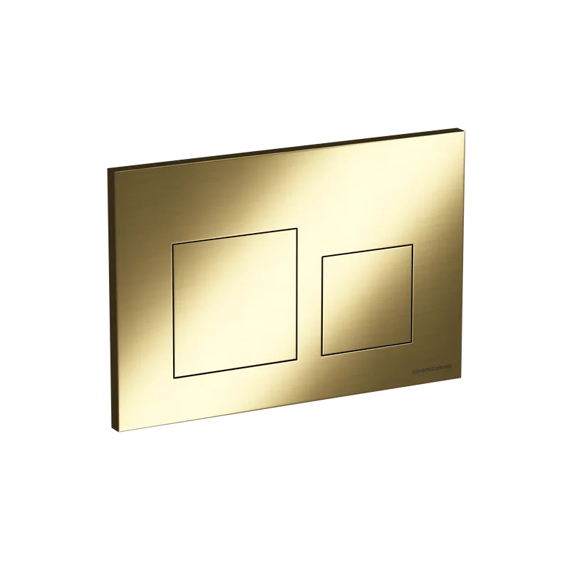 Кнопка смыва Ceramicanova Balance Square CN12-002BG брашированное золото Sancos — официальный сайт