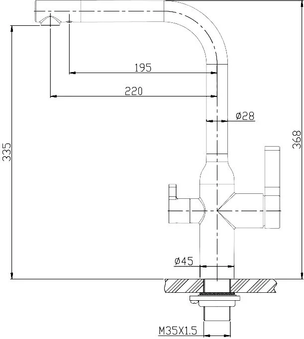 Смеситель для кухни BelBagno BB-LAM57-IN Sancos — официальный сайт