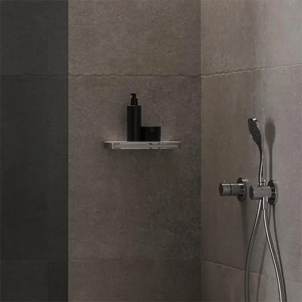 Полка Keuco Plan 14959 хром, серая Sancos — официальный сайт