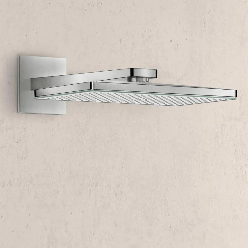 Верхний душ Hansgrohe Rainmaker Select 460 1jet 24003400 белый, хром Sancos — официальный сайт