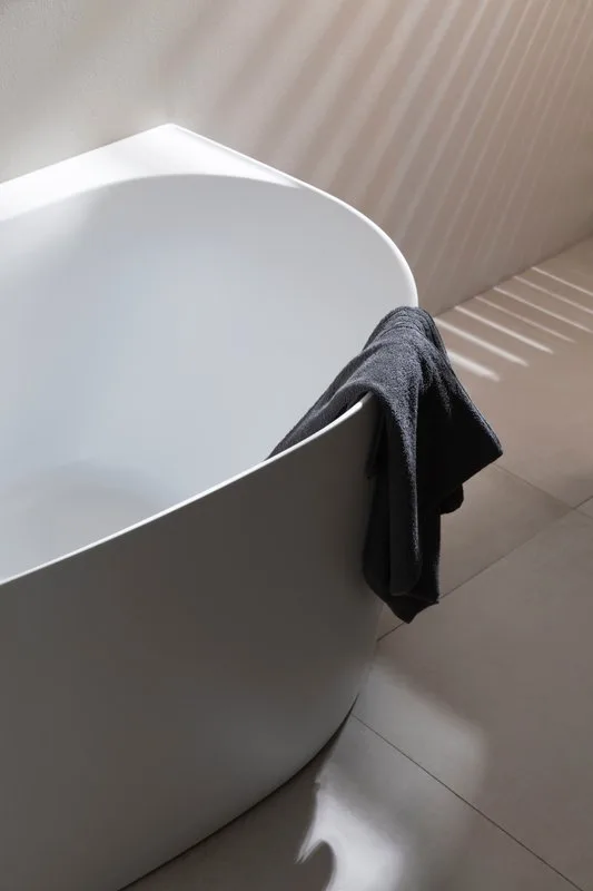 Акриловая ванна Allen Brau Priority 5 L 160x80 см, левая, пристенная, белая, асимметричная, на ножка Sancos — официальный сайт