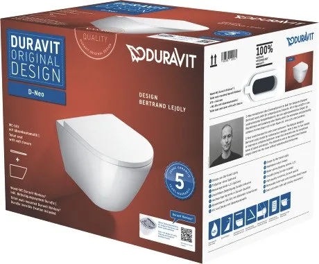 Унитаз подвесной Duravit D-Neo 2577090000 Sancos — официальный сайт