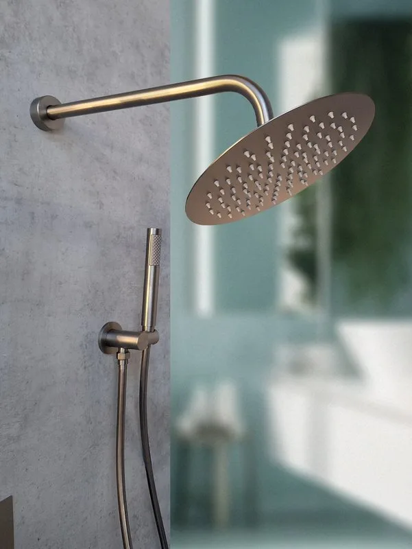Душевой комплект AltroBagno Unione 040409 GrMt, С ВНУТРЕННЕЙ ЧАСТЬЮ, оружейная сталь Sancos — официальный сайт