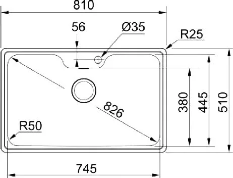 Мойка кухонная Franke Bell ВСX 610-81 TL нержавеющая сталь Sancos — официальный сайт