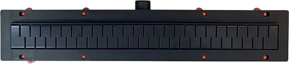Душевой трап (лоток) MCH Chudej Medium CH950MC 95 см, матовый черный Sancos — официальный сайт