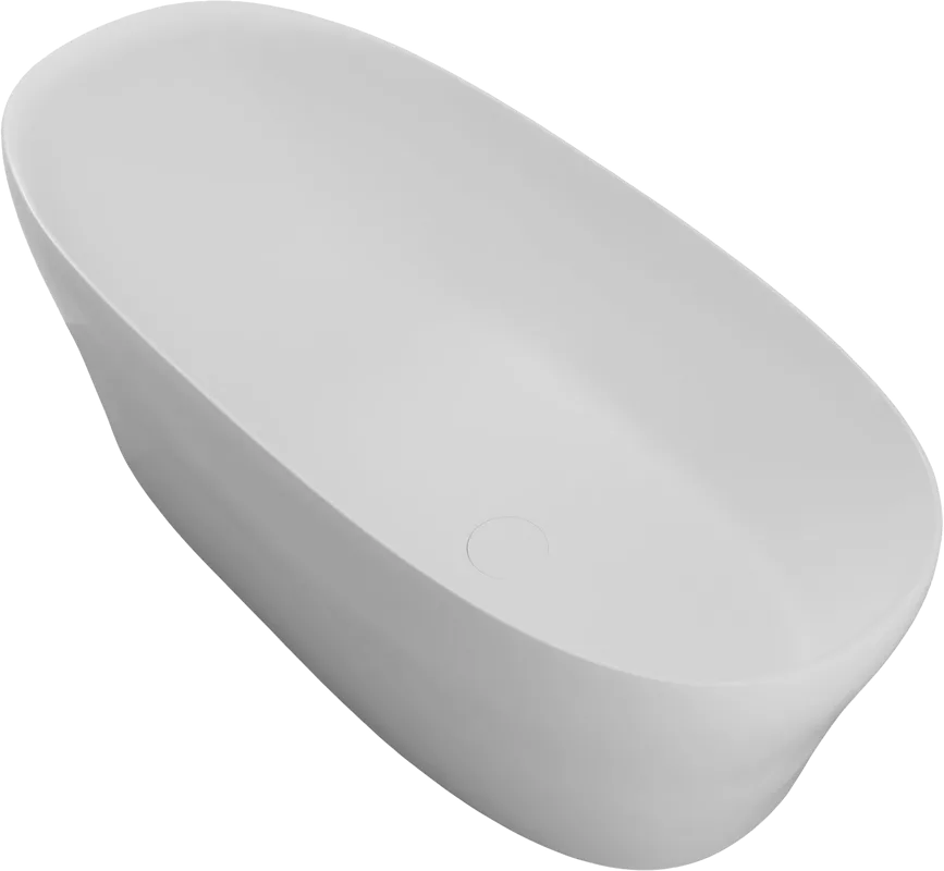 Ванна из искусственного камня Allen Brau Krion Neo XL 180x80 см, отдельностоящая, матовая белая, ова Sancos — официальный сайт