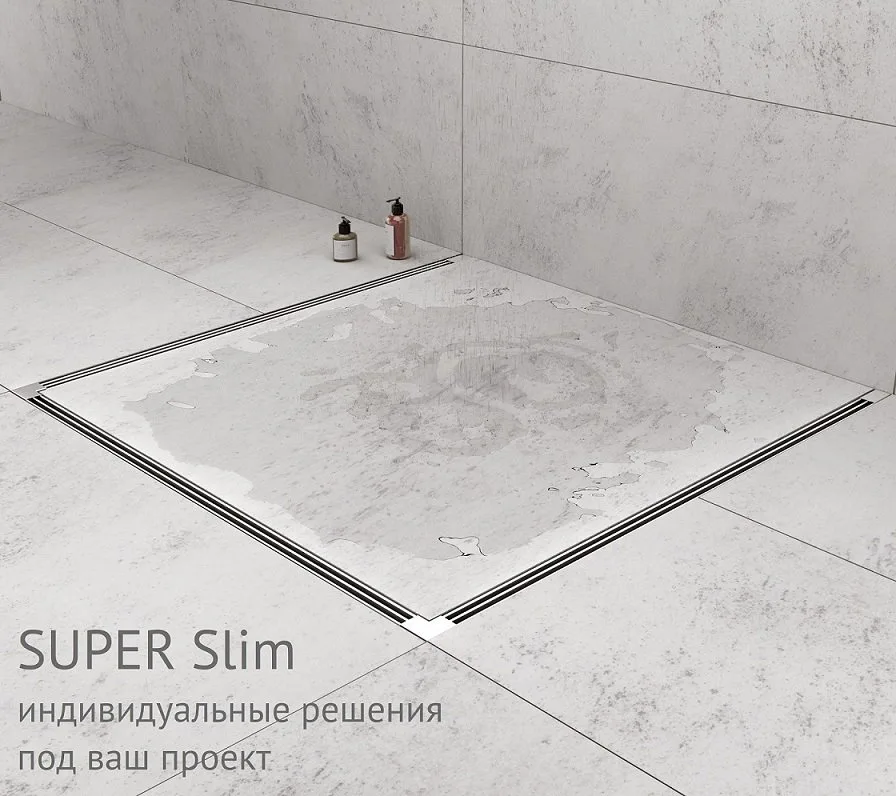 Душевой трап (лоток) Berges Super Slim 090052, 60 см Sancos — официальный сайт