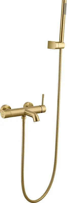 Смеситель для ванны с душем Boheme Uno 463-MG, matt gold Sancos — официальный сайт