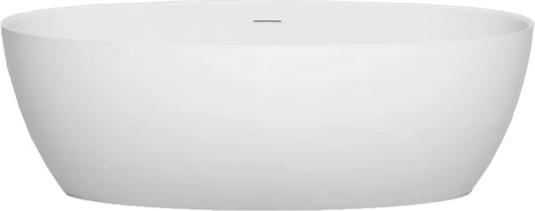 Ванна из искусственного камня Salini Alda S-Sense 170x80 см, отдельностоящая, белая, овальная, со сл Sancos — Оригинал