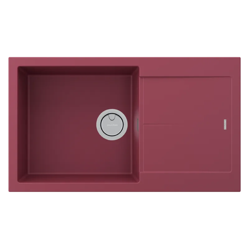 Мойка кухонная Paulmark Extensio 86 PM988650-ME merlot Sancos — официальный сайт
