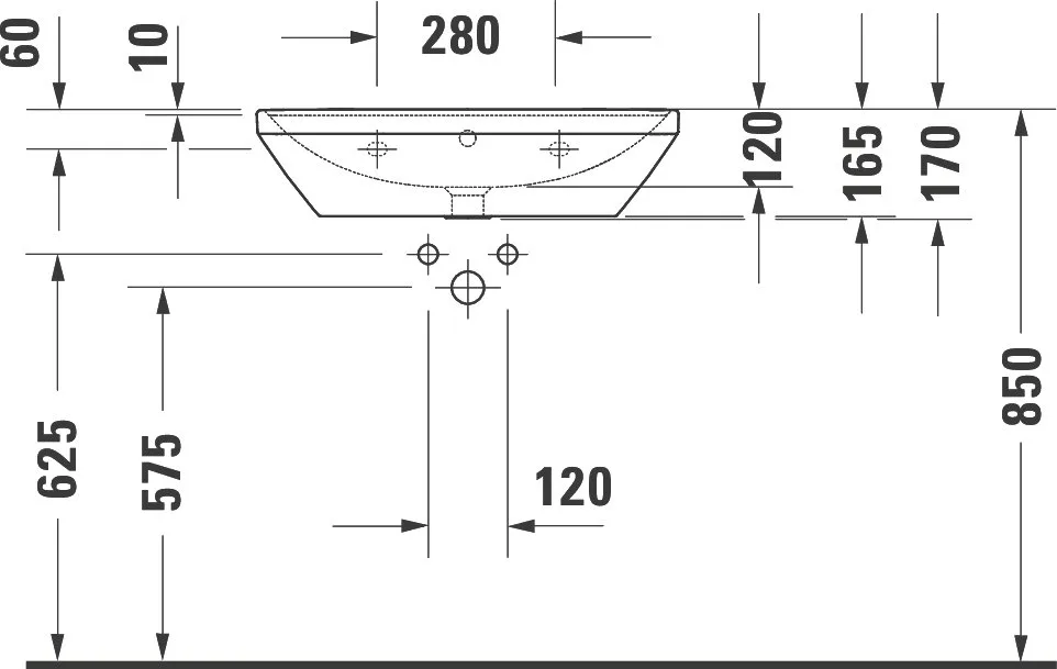 Раковина Duravit D-Neo 2366650000 Sancos — официальный сайт