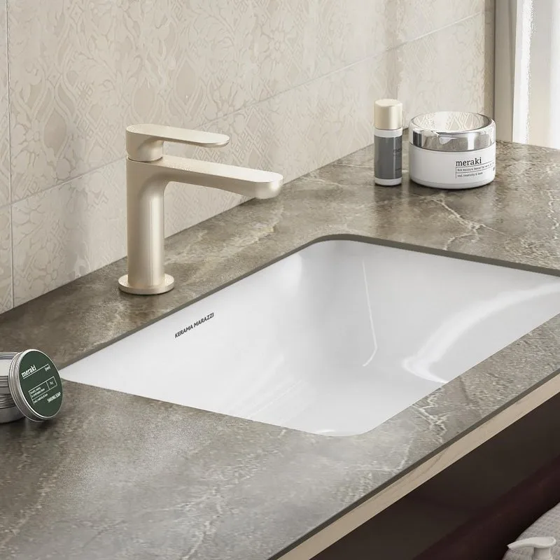 Смеситель для раковины KERAMA MARAZZI Ole 69412KM.M0.071 золотой  атласный Sancos — официальный сайт