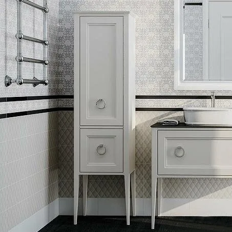 Шкаф-пенал для ванной KERAMA MARAZZI Plaza Classic Neo 165 белый матовый Sancos — официальный сайт