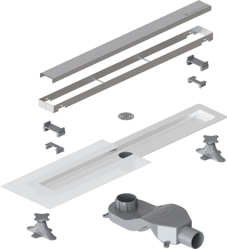Душевой трап (лоток) Boheme Premium Linear 60 см, хром Sancos — официальный сайт
