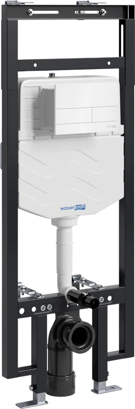 Система инсталляции для унитазов Wasserkraft Dinkel 58TLT.010.ME.WH04, с кнопкой смыва белой Sancos — официальный сайт