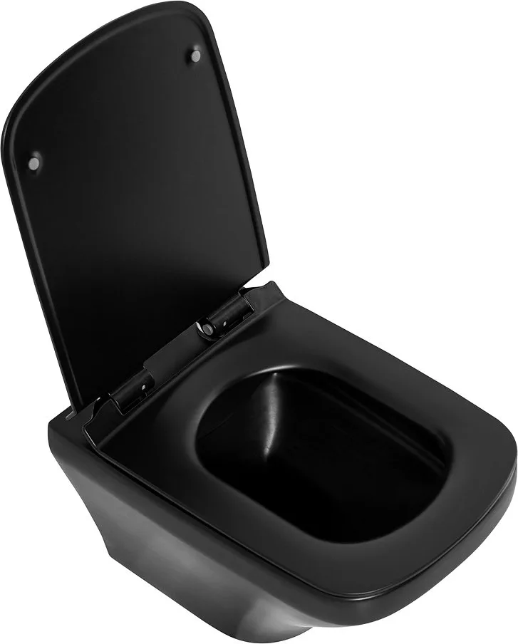 Чаша для унитаза подвесного BelBagno Sela BB3201CHR-MB матовая черная Sancos — официальный сайт