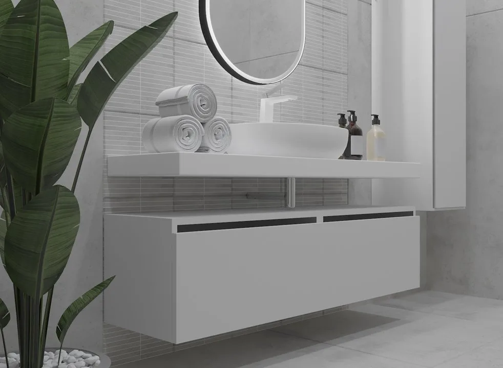Тумба Armadi Art Flat Valessi Uno-S 140 белый глянец Sancos — официальный сайт