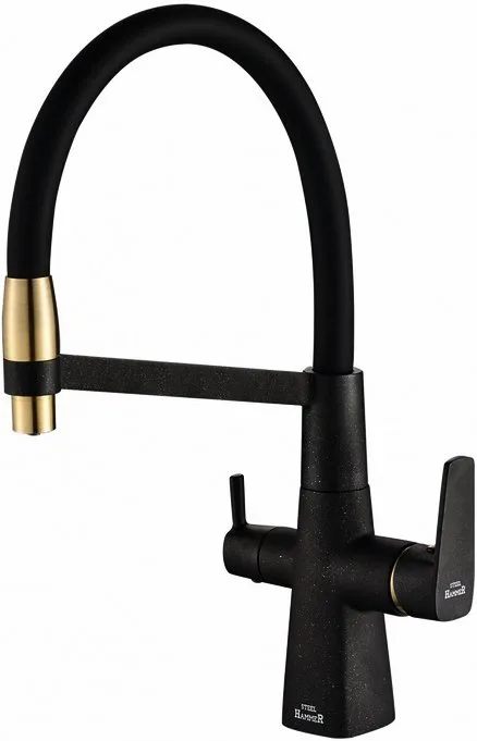 Смеситель для кухни Steel Hammer SH 818-6 BLACK BR Sancos — официальный сайт