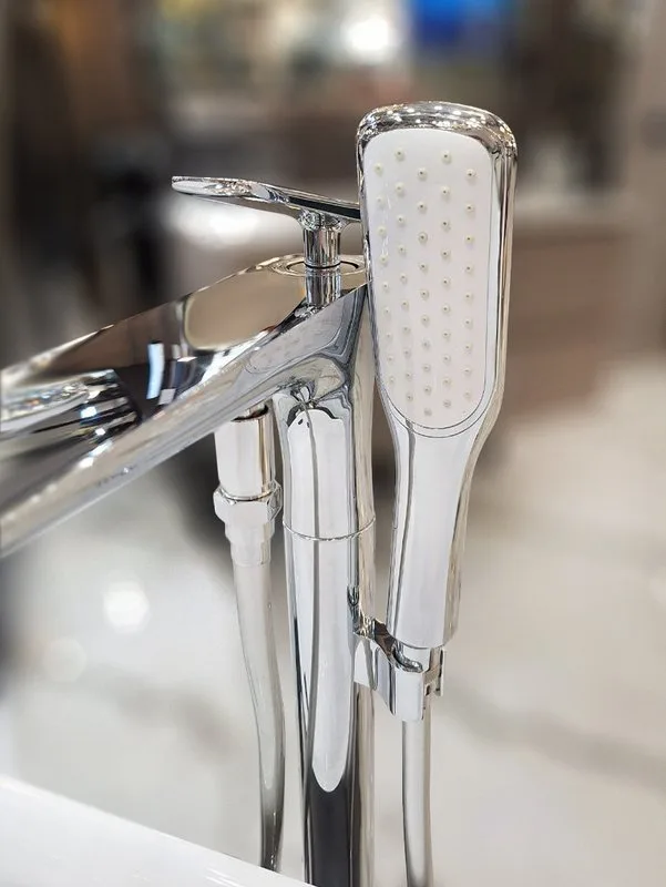 Напольный смеситель для ванны с душем AltroBagno Aperto 020201 Cr, С ВНУТРЕННЕЙ ЧАСТЬЮ, хром Sancos — официальный сайт