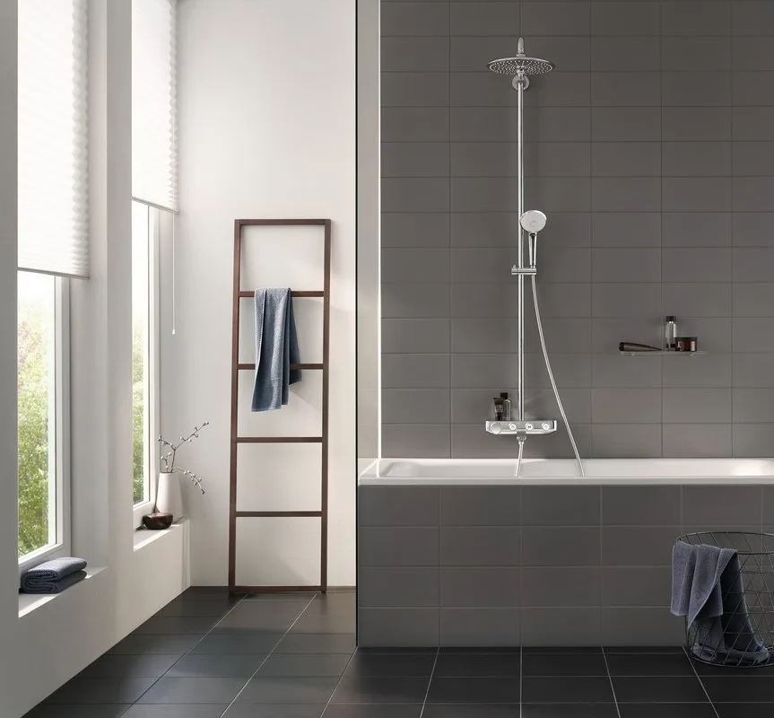 Душевая стойка Grohe Euphoria SmartControl 260 Mono 26510000, с термостатом Sancos — официальный сайт