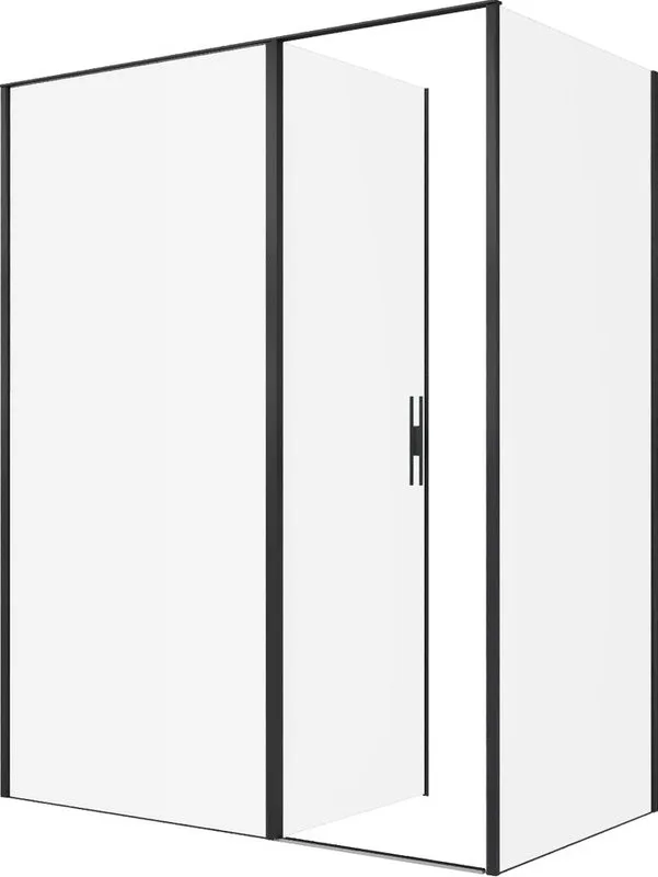 Душевой уголок Allen Brau Priority 160x90, профиль черный браш, стекло прозрачное Sancos — официальный сайт