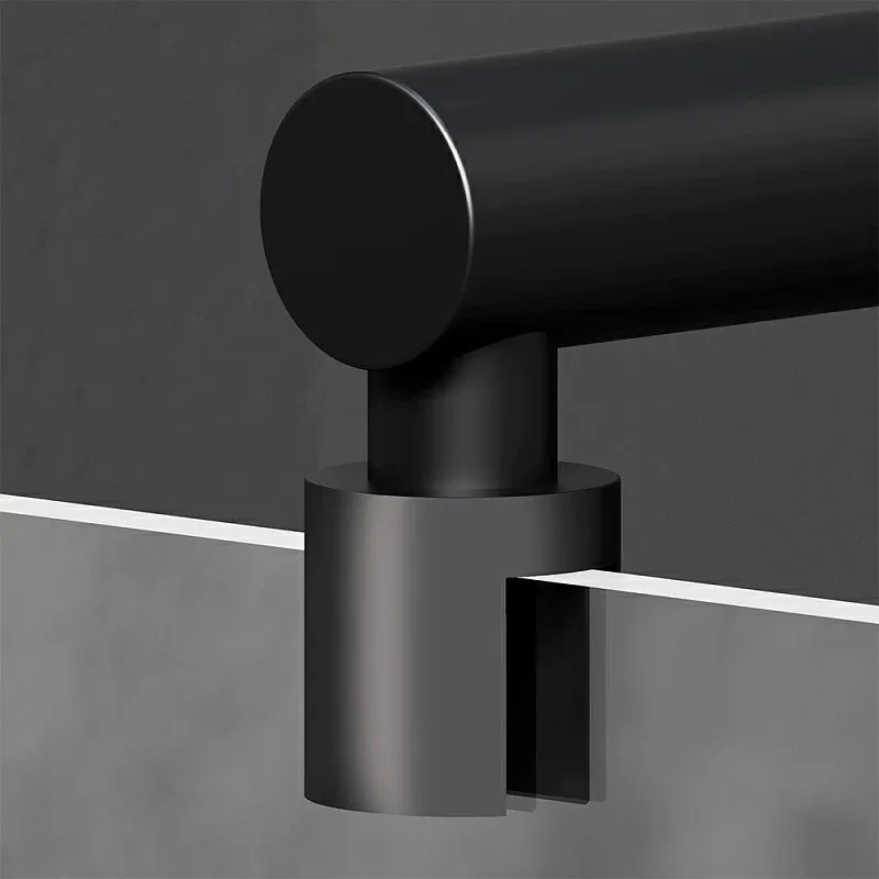Душевая перегородка AM.PM X-Joy W94UWI-100-F1-BTE 100x195, фурнитура черная, стекло прозрачное Sancos — официальный сайт