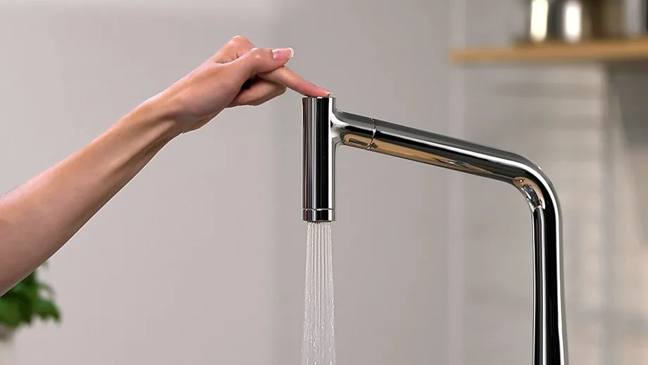 Смеситель для кухни Hansgrohe Metris 14820000 Sancos — официальный сайт