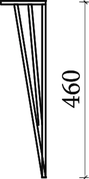 Ножки для мебели Armadi Art 775-046-G 46 см, золото, 2 шт. Sancos — официальный сайт