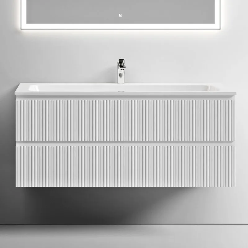 Тумба с раковиной Sancos Snob T 120 см, bianco, раковина CN7017 Sancos — официальный сайт