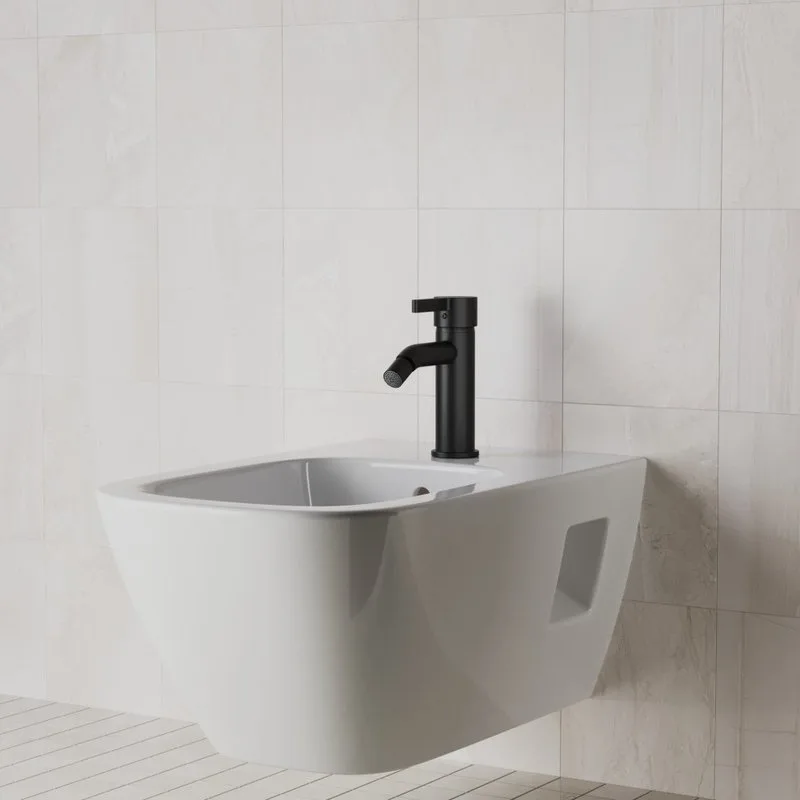 Смеситель для биде Paini Brera 74PZ304 черный брашированный Sancos — официальный сайт