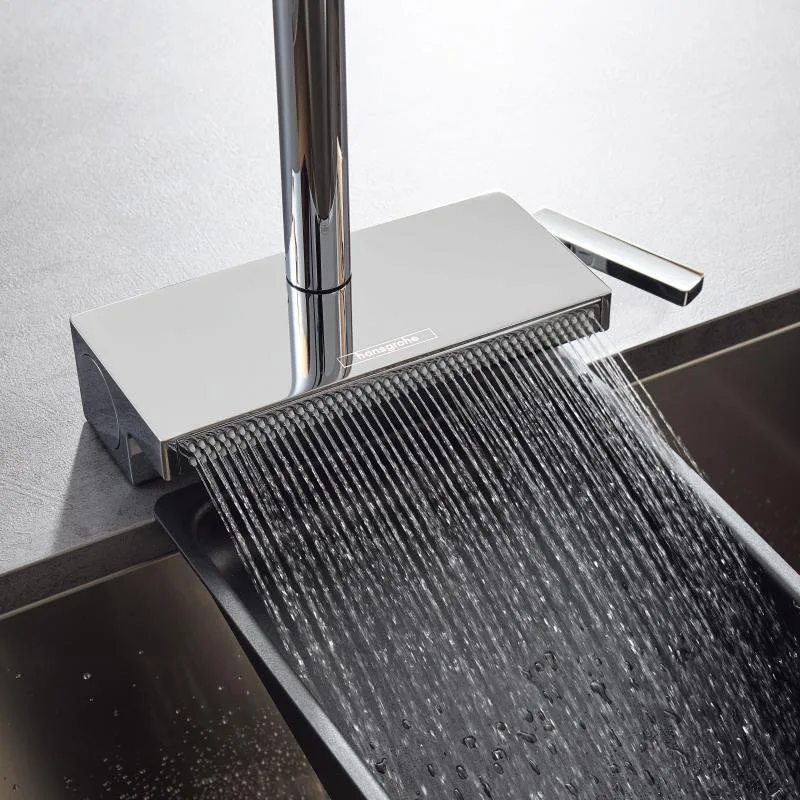 Смеситель для кухни Hansgrohe Aquno Select M81 Aquno Select M81 73831000 хром Sancos — официальный сайт