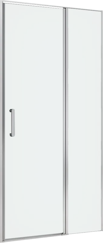 Душевая дверь в нишу Abber Sonnenstrand AG04120S 120 см, профиль хром, стекло прозрачное Sancos — официальный сайт