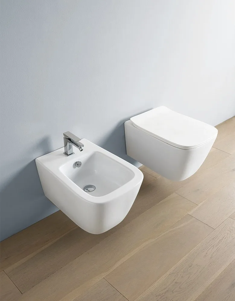 Чаша для унитаза подвесного ArtCeram A16 ASV003 Rimless Sancos — официальный сайт