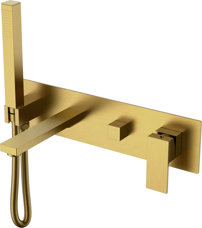 Встраиваемый смеситель Boheme Qubic 474-2-BR С ВНУТРЕННЕЙ ЧАСТЬЮ, bronze Sancos — официальный сайт