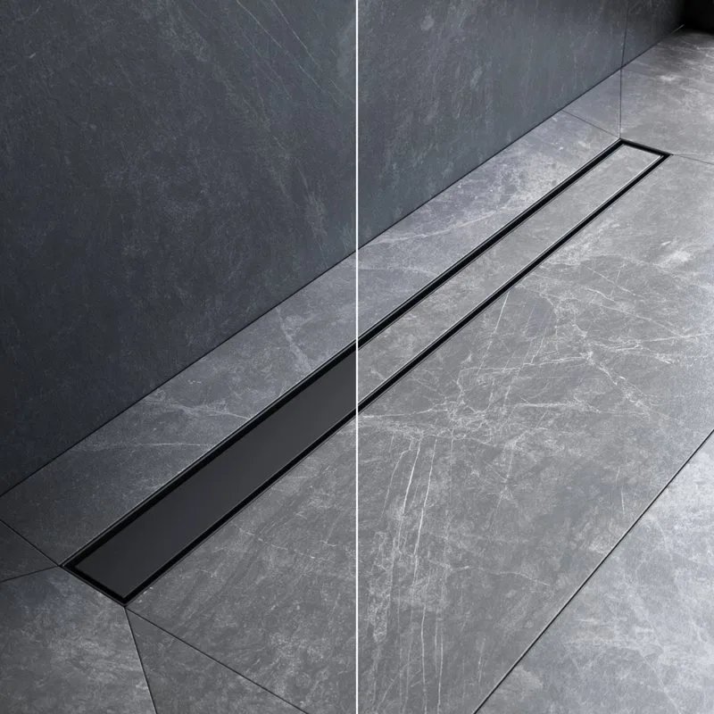 Душевой трап (лоток) AM.PM MasterFlow Tile 90 см, черный матовый Sancos — официальный сайт