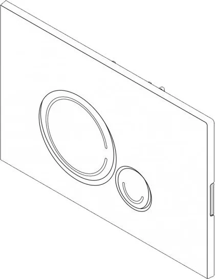 Кнопка смыва BelBagno Sfera BB016-SR-CHROME.M хром матовый Sancos — официальный сайт