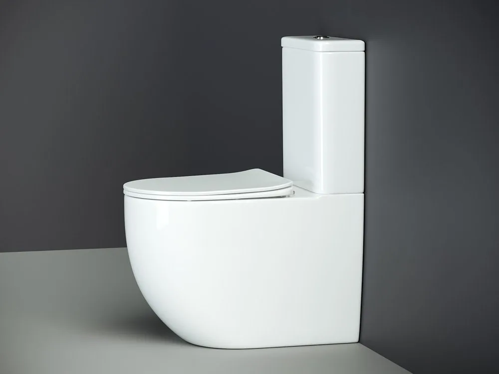Унитаз-компакт напольный Ceramicanova Mia Rimless CN1801 Sancos — официальный сайт