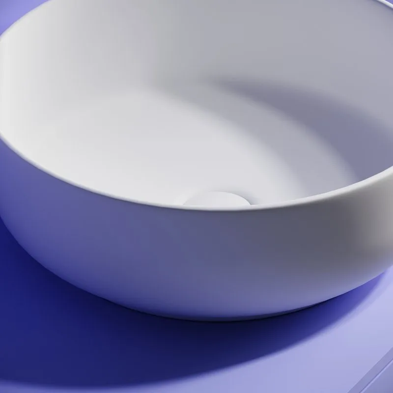 Накладная раковина Ceramicanova Taycan CN12003MW 37х37 матовая белая Sancos — официальный сайт