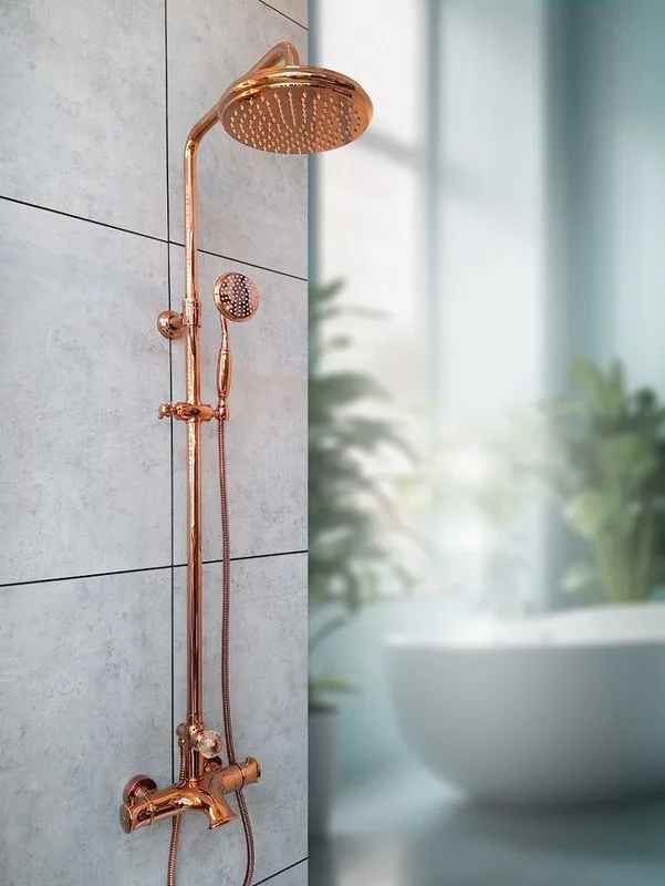 Душевая стойка AltroBagno Beatrice 030423 ROr, розовое золото Sancos — официальный сайт