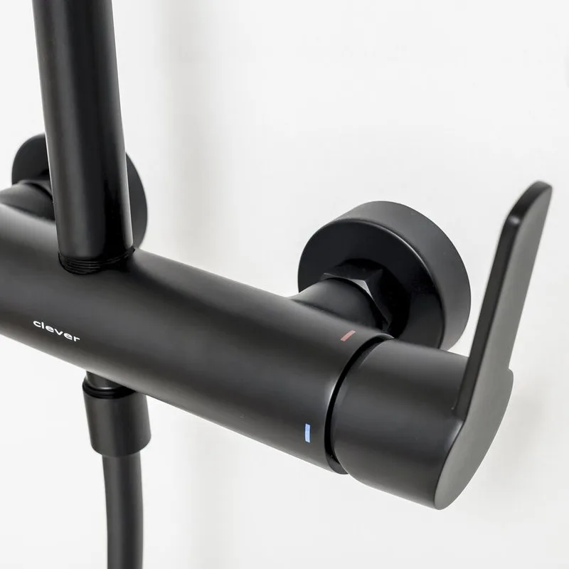 Душевая стойка Clever Panam Evo Xtreme 61019, черный Sancos — официальный сайт